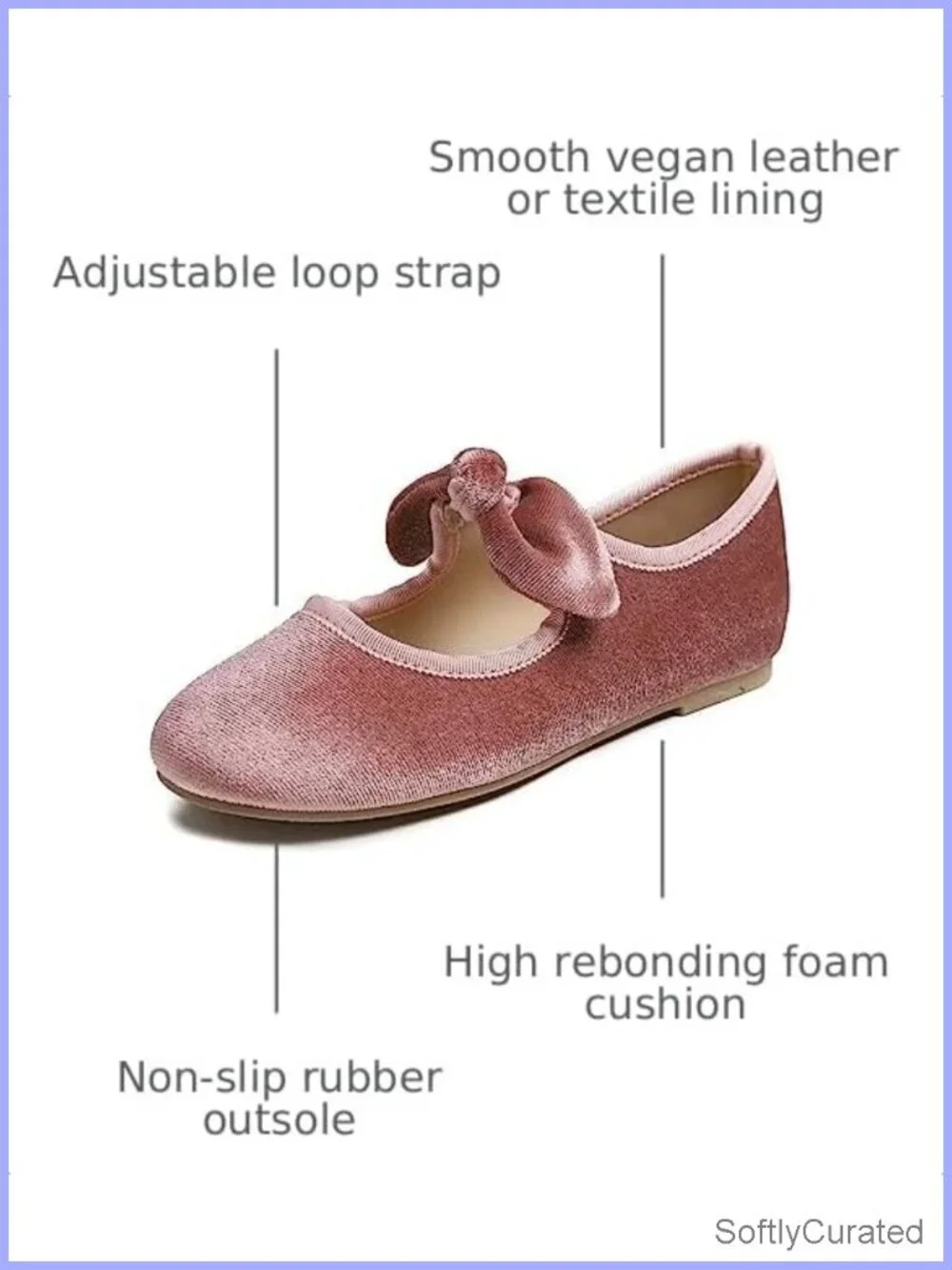 Girls Cute Mary Jane Flats Buckle Strap Round Toe Casual Dress Shoes